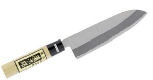 Tojiro Shirogami Nóż Santoku polerowany 16,5cm F-701A