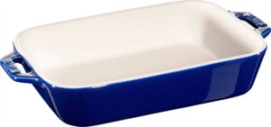 Prostokątny półmisek ceramiczny Staub - 2.4 ltr, Niebieski