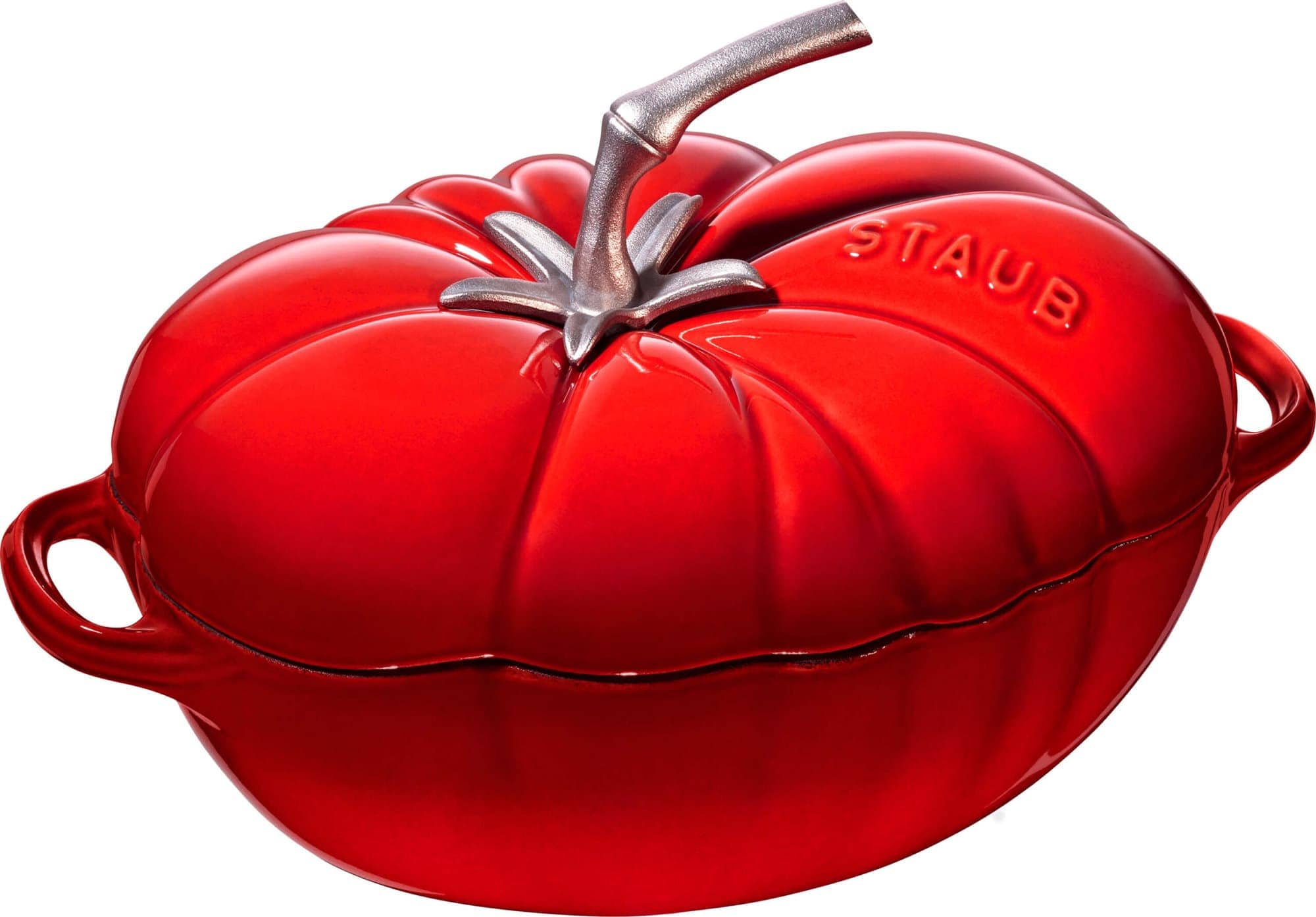 Garnek żeliwny owalny pomidor Staub - 2.5 ltr, Czerwony