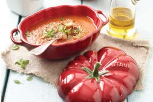 Mini Cocotte ceramiczny owalny pomidor Staub : Poj 40511-855-0