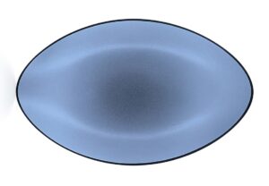 EQUINOXE Talerz owalny 35x22,3 cm, niebieski Revol RV-649556-4