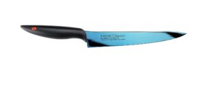 Nóż wąski kuty Titanium dł. 20 cm, niebieski Kasumi K-20020-B