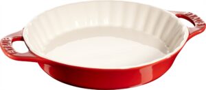 Cooking - okrągły półmisek ceramiczny do ciast 2 ltr, czerwony 40511-167-0