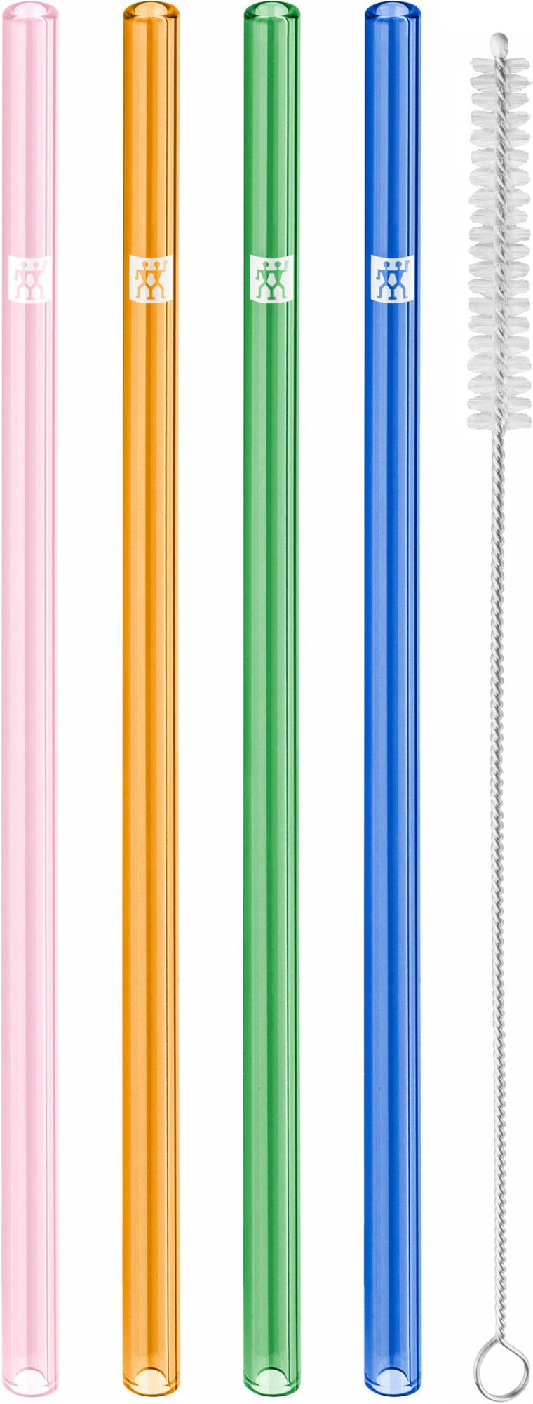 Sorrento - zestaw 4 słomek prostych kolorowe Zwilling