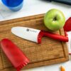 Zdjęcie Twinny – nóż szefa kuchni 10 cm czerwony Zwilling 36550-101-0