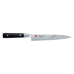 Nóż japoński Sashimi dł. 21 cm ze stali damasceńskiej / KASUMI