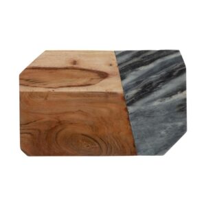 TYPHOON - Deska wielokąt, ciemny marmur-drewno, Elemen