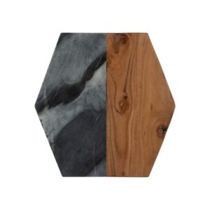 TYPHOON - Deska heksagon, ciemny marmur-drewno, Elemen