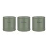 Zdjęcie PRICE KENSINGTON – Zestaw 3 pojemników ceramicznych, szałwiowy, 0059.669
