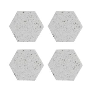 TYPHOON - Zestaw 4 podkładek heksagon, lastryko, Eleme