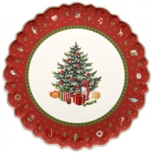 Talerz świąteczny na ciasto 33cm Villeroy&Boch Toy's Delight 1485852200 1485852200