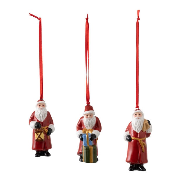 Nostalgic Ornaments zestaw ozdoby świąteczne św. Mikołaj Villeroy&Boch