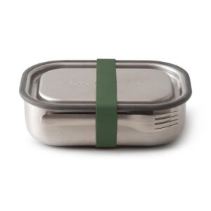 Black&Blum - Lunch box stalowy L, oliwkowy BAM-SS-L010