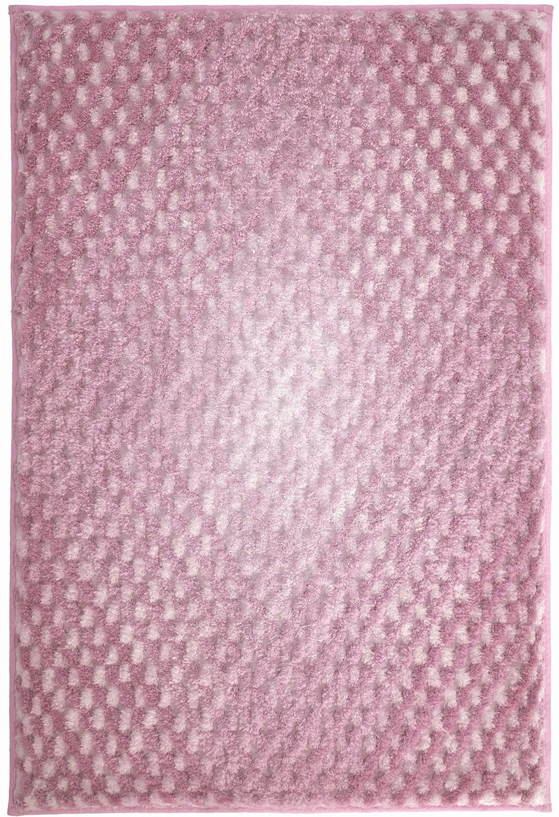 Kleine Wolke Cory - Dywan kąpielowy różowy 60x100 cm 9121407360