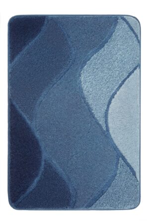 Kleine Wolke Fiona - Dywan kąpielowy niebieski 70x120 cm 9128754225