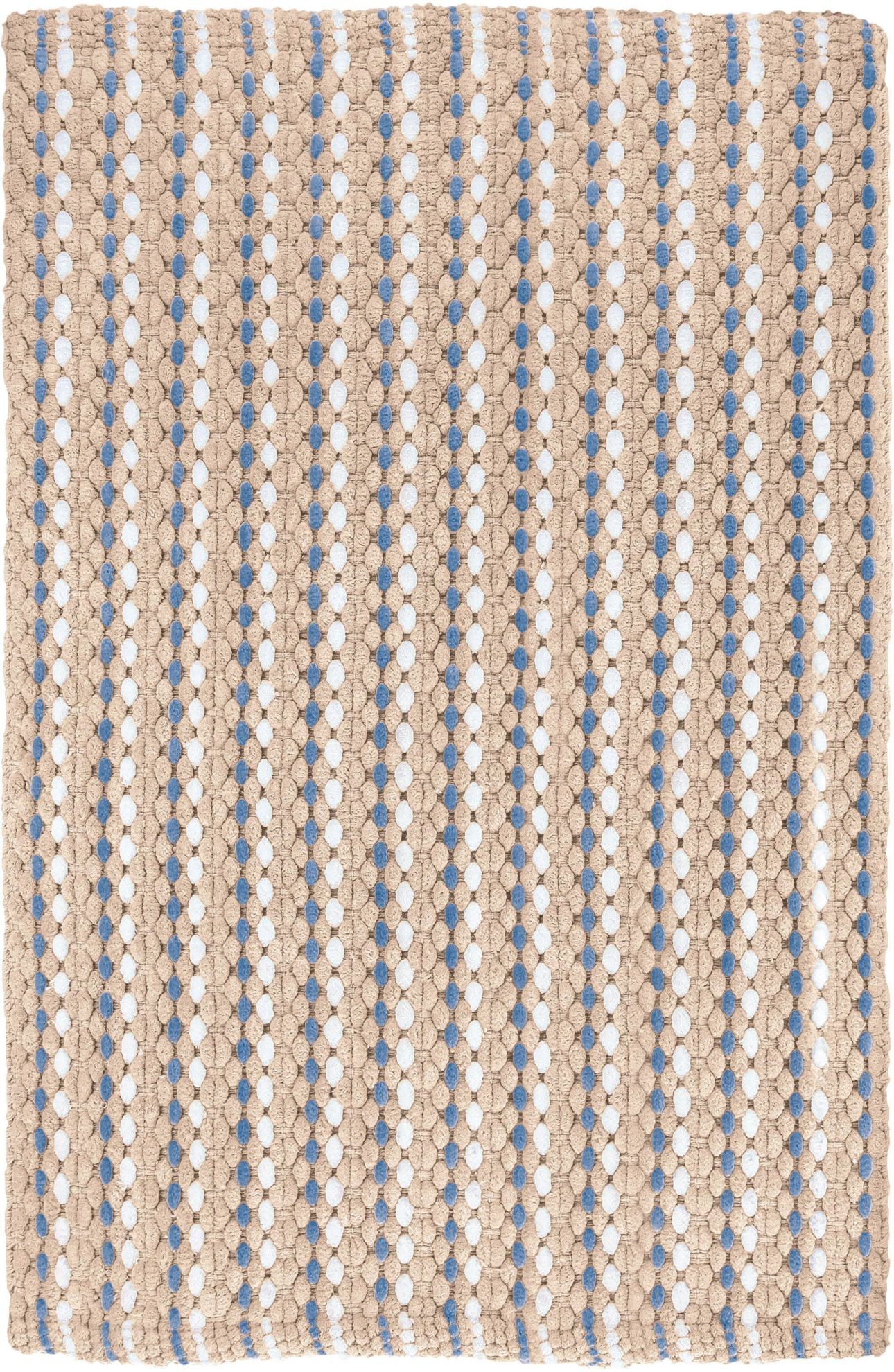 Zdjęcie Kleine Wolke Loop – ręcznie tkany Dywan kąpielowy beżowy 70×120 cm nić szenilowa 9173226225